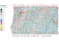 Oregon deviations from normal to date