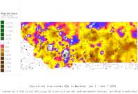 Montana deviations from normal to date