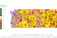 NW US deviations from normal to date