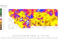 Montana deviations from normal to date