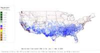 SW US deviations from normal to date