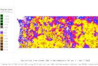 NW US deviations from normal to date