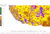 SW US deviations from normal to date