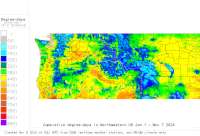 Northwestern base 41 degree-days to date